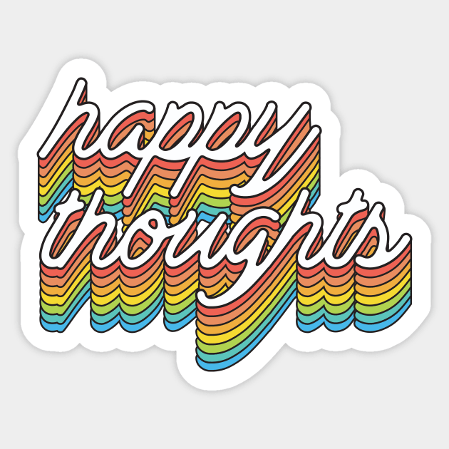 happy thoughts Sticker by Heyday Threads